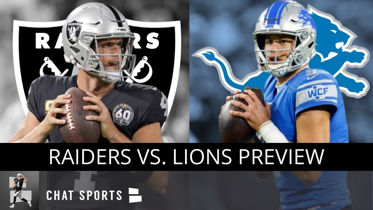 Raiders vs. Lions 10 Reasons Why The Oakland Raiders Are GUARANTEED To