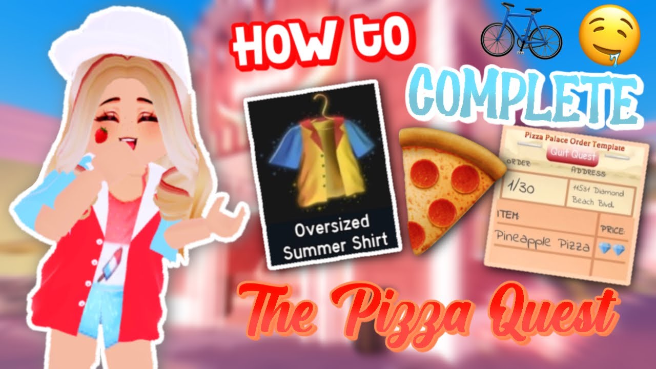 HOW TO COMPLETE THE PIZZA QUEST | NEW ROYALE HIGH UPDATE | creamii ...