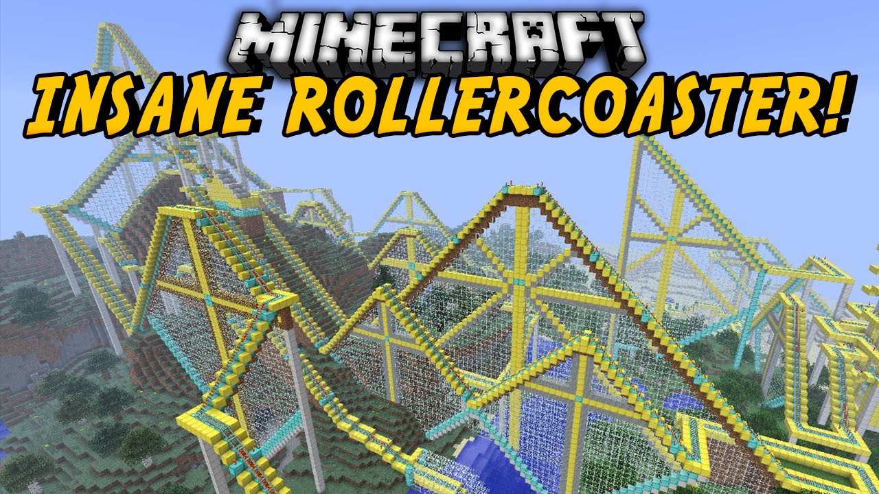 Best Minecraft Rollercoaster! - YouTube