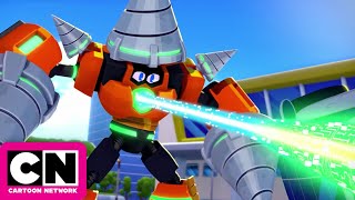 Mega Man: Fully Charged | Mega Man vs Drill Man | Cartoon Network