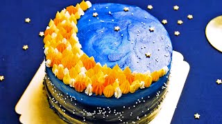 Yummy Cake Recipes | EP 2 | Crescent Moon Cake | How To Make Buttercream Cake