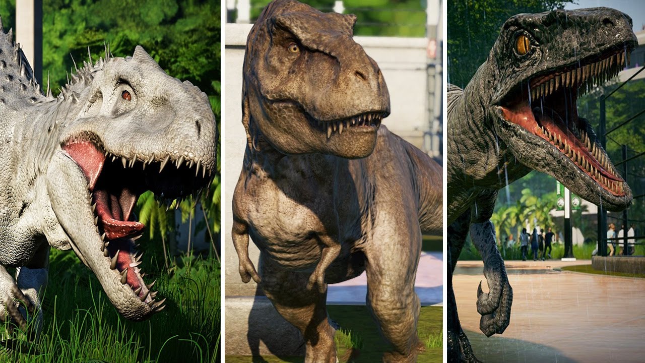 All The Dinosaurs In Jurassic World