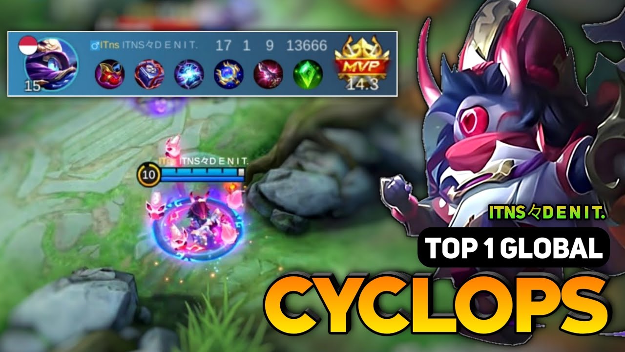 Cyclops Best Build 2023 [ Cyclops Top 1 Global Gameplay ] ITNS々D E N I ...