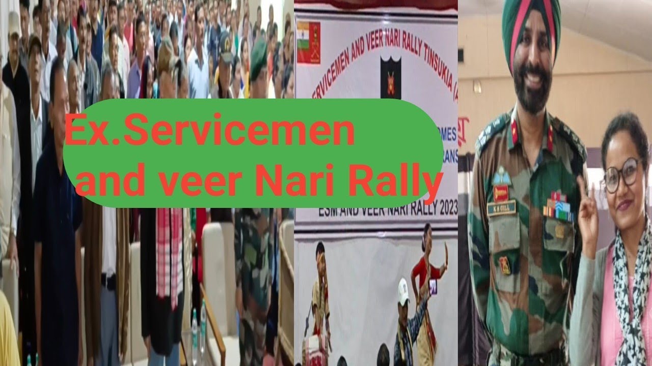 Indian Army Ex.Servicemen and veer Nari Rally Tinsukia (Assam)@viral# ...