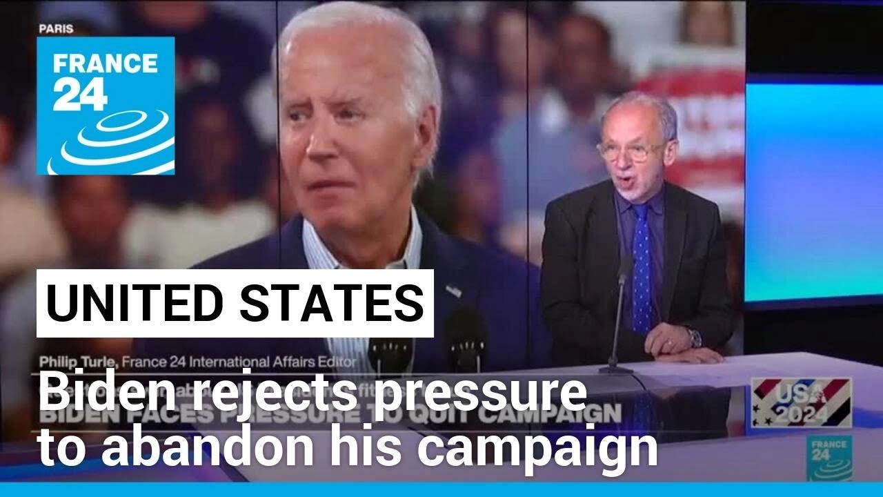 Biden rejects growing pressure to abandon his campaign, vows to stay ...