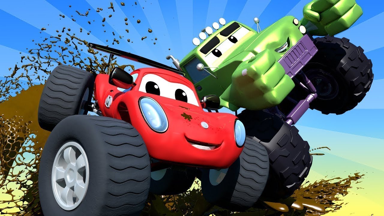 Car Wash Song 2 Police Car, Fire Truck Monster Truck Nursery Rhymes ...