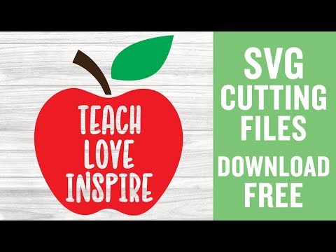 Free Free 189 Teach Love Inspire Apple Svg Free SVG PNG EPS DXF File