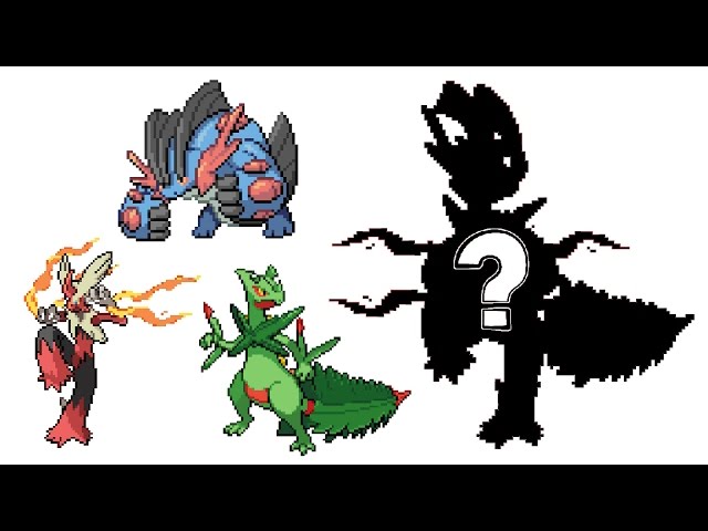 Pokemon Mega Swampert And Sceptile