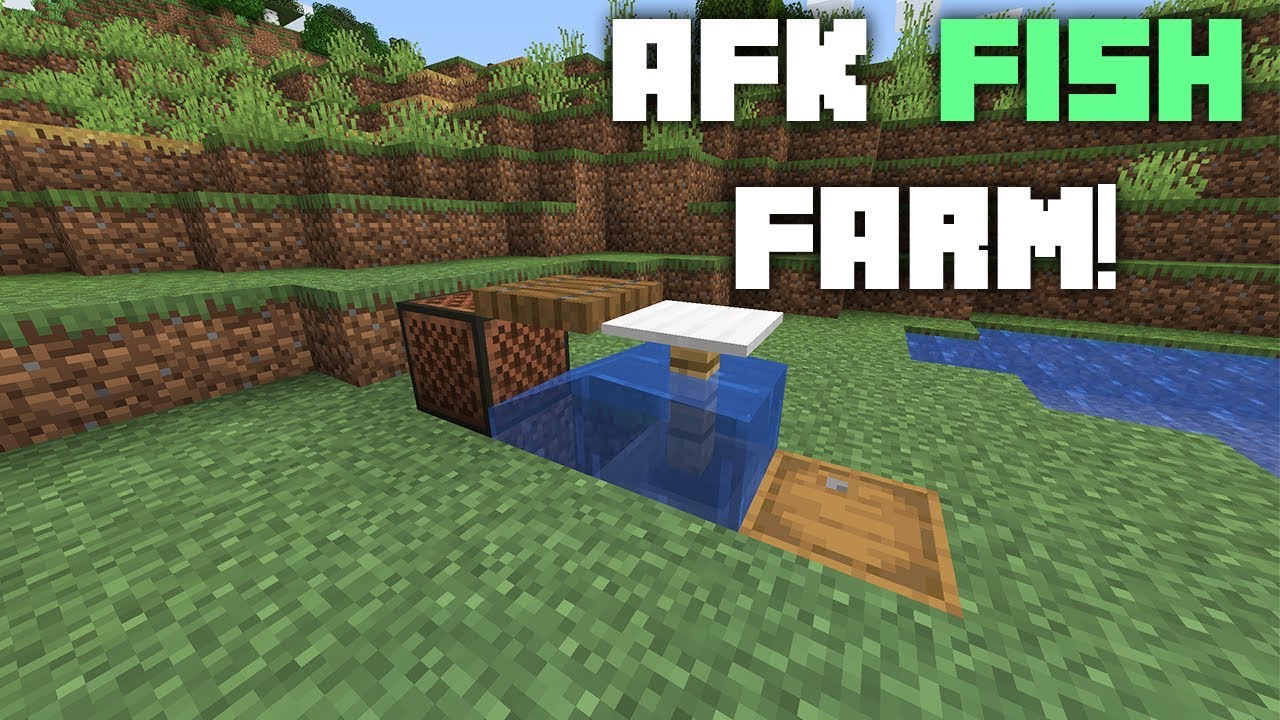 Minecraft Bedrock Auto Fish Farm 1.20