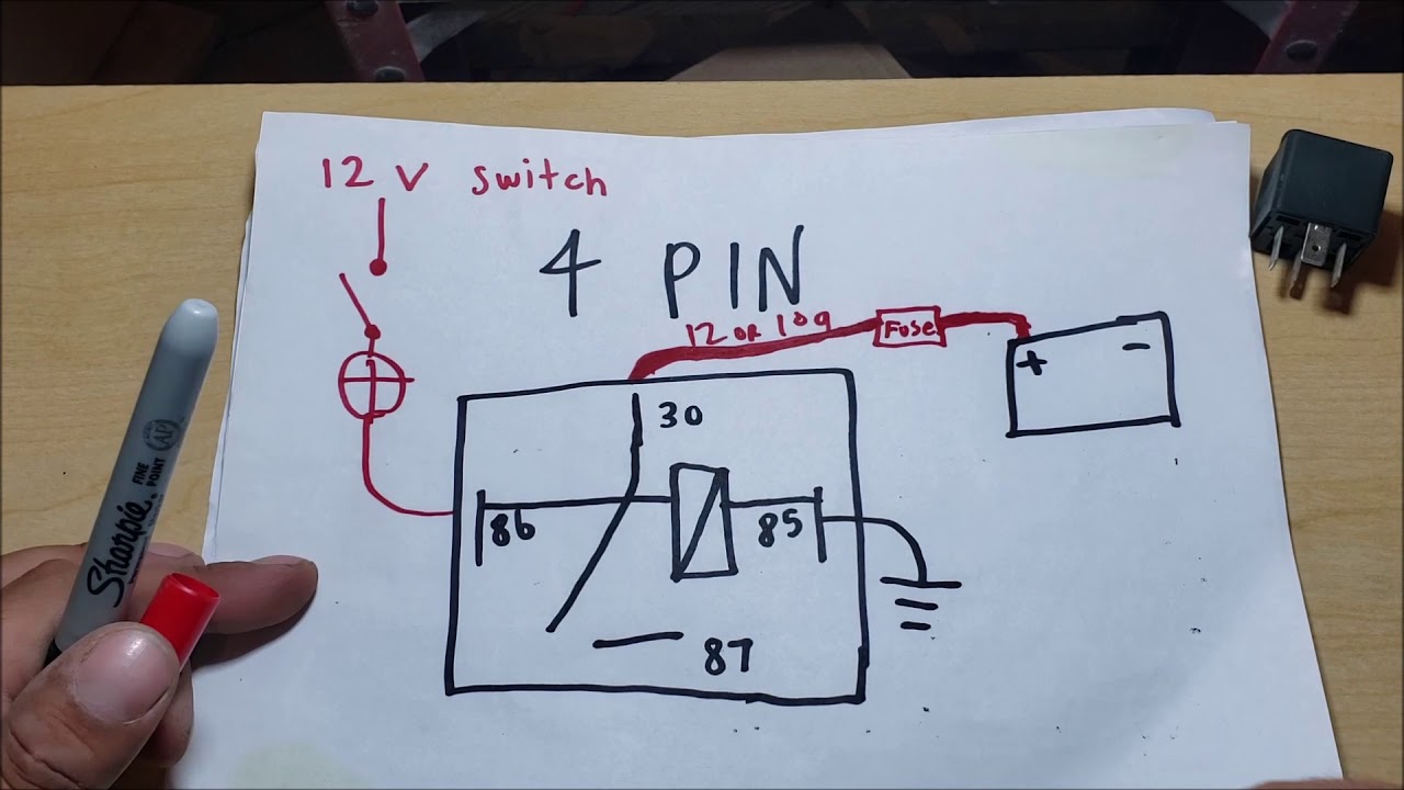 Basic 5 Pin Relay Wiring Diagram