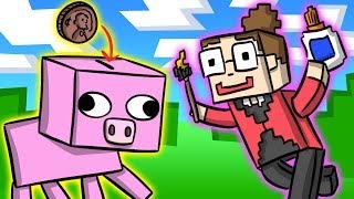 Minecraft Piggy Bank DIY - Crafts for Kids at Cool School!