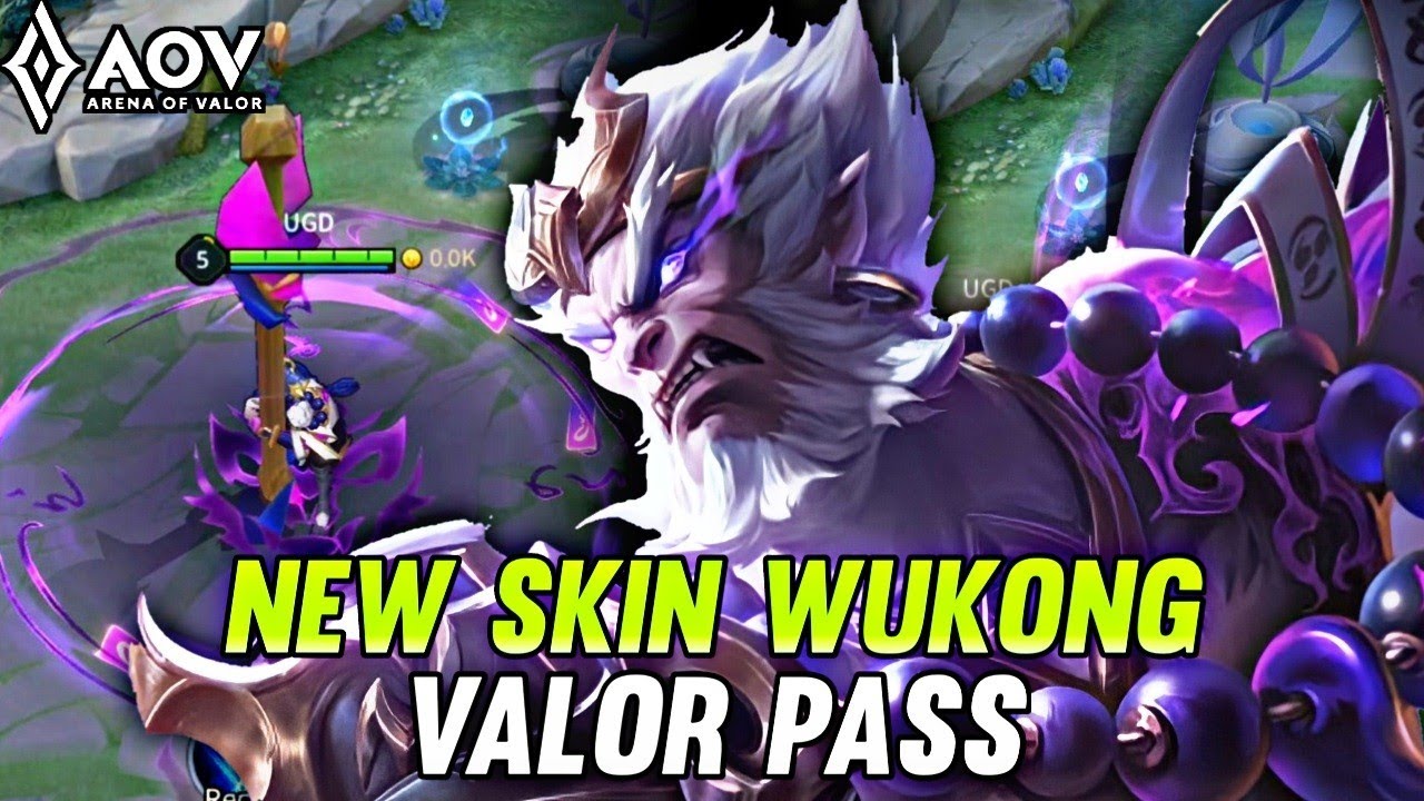 AOV : NEW SKIN WUKONG VALOR PASS | EFFECT REVIEW - ARENA OF VALOR - YouTube