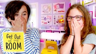 Sisters Transform Shared Room into an ARTSY LOFT! | Get Out Of My Room | Universal Kids