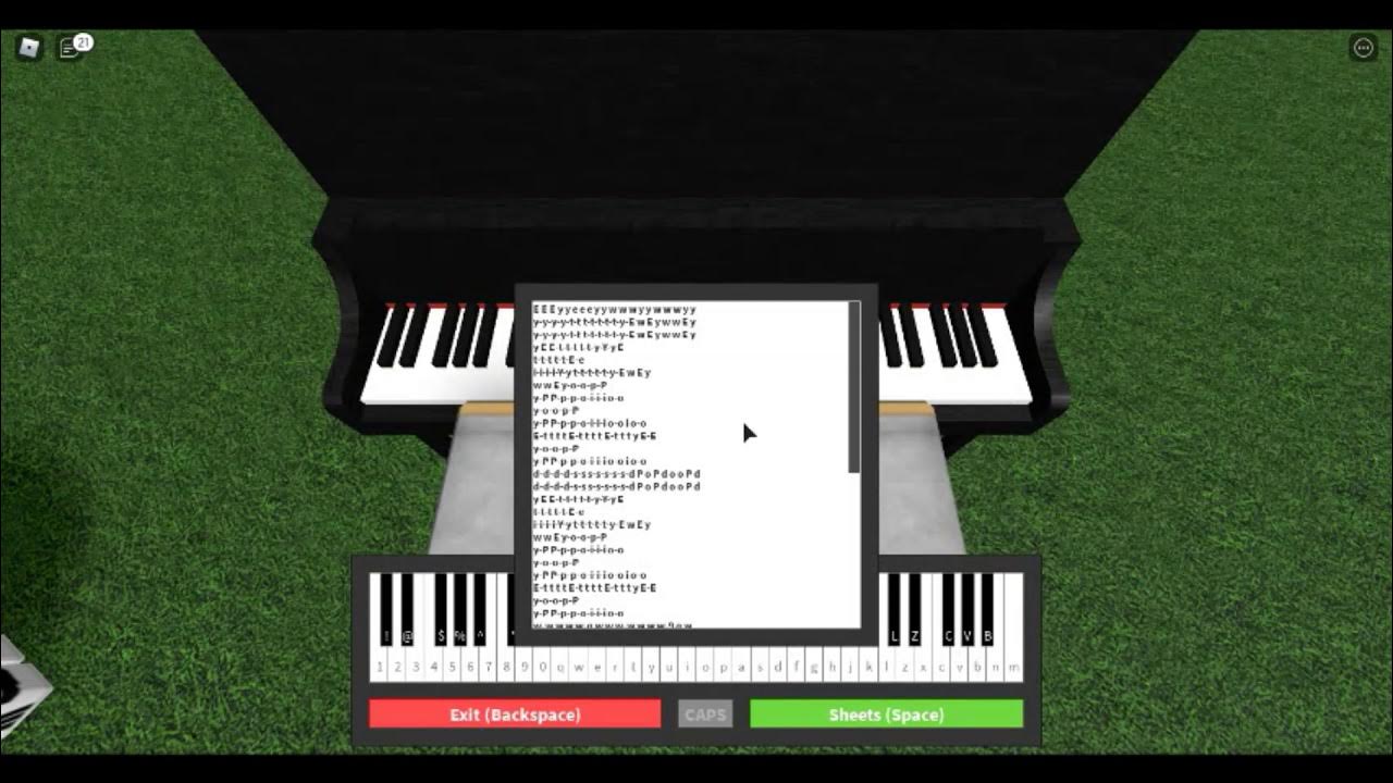 [ FULL SONG ] Creeper Aw Man/Revenge ROBLOX piano tutorial (badly ...