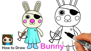 How to Draw Bunny | Roblox Piggy