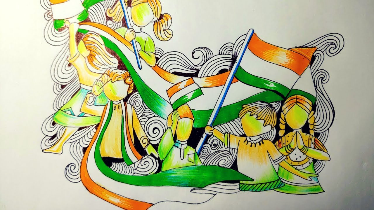 Republic Day Drawing Easy How To Draw Republic Day Drawing Step ...