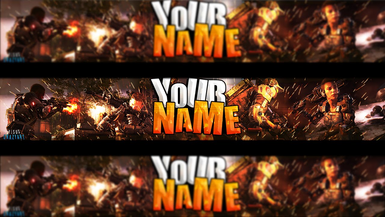 Banner COD BO3 Editable | Yisus Crazy Art - YouTube