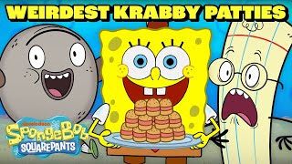 Rock Paper Scissors React to the Weirdest Krabby Patties!  (Part 3) | SpongeBob