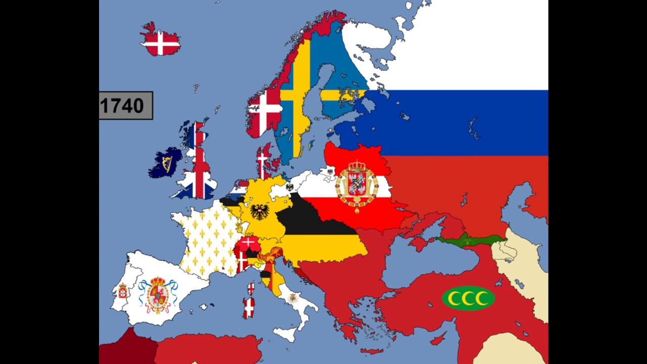 Political Map Of Europe 1700 | My XXX Hot Girl