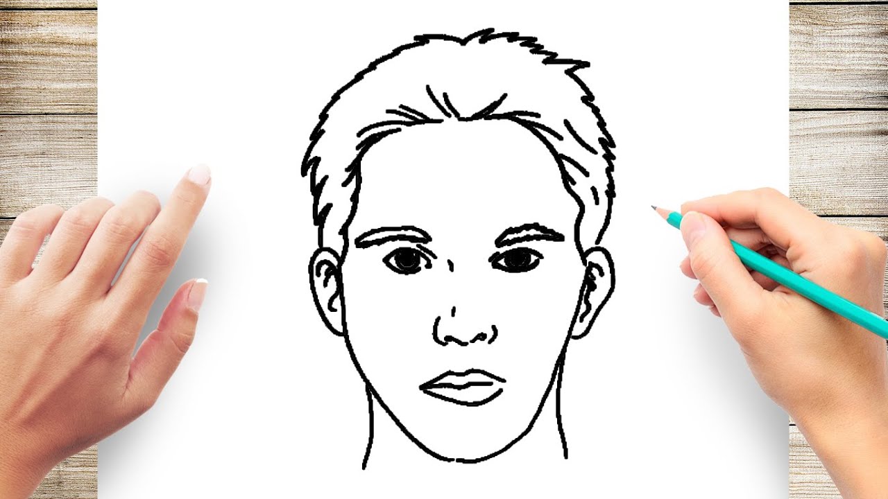 How To Draw A Human Face Printable