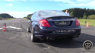 Mercedes Cl65 Amg V12 Biturbo Accelerations Sounds Burnout Youtube