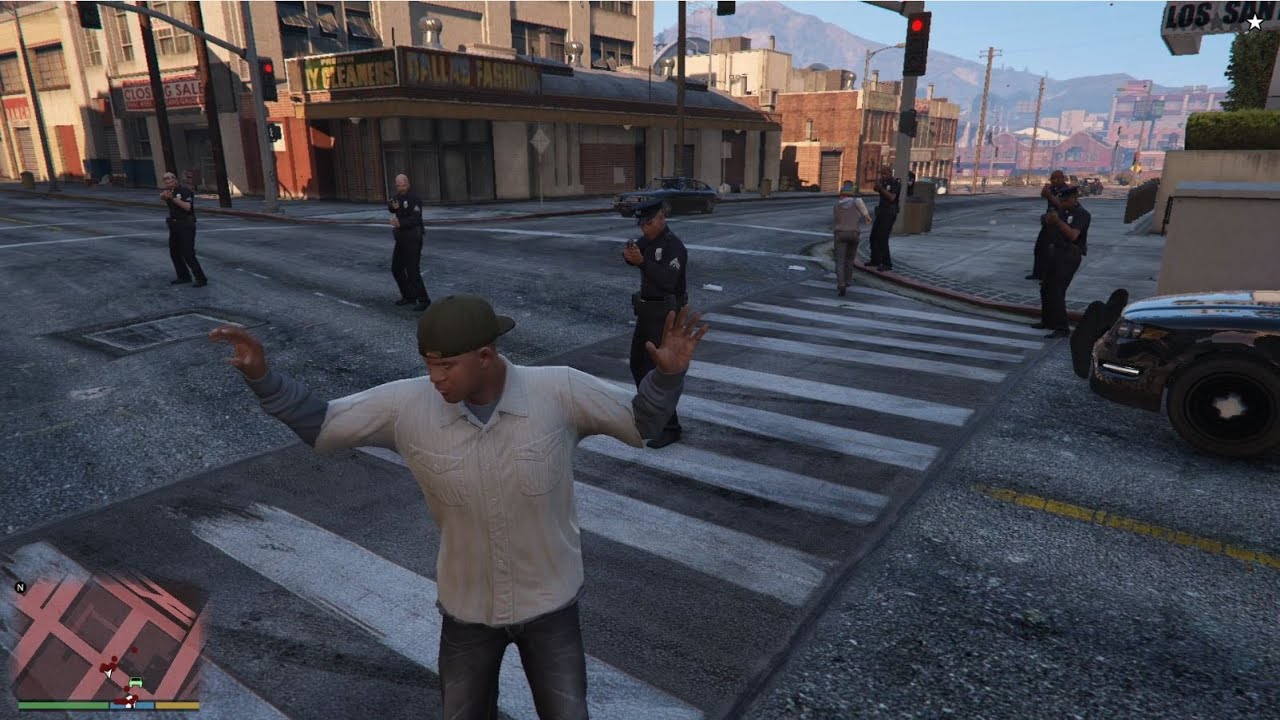 GTA 5: POLICE ARRESTED ME FOR SAYING HI...!! - YouTube