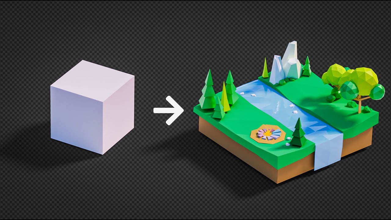 Low Poly Tutorial Blender: Bí Quyết Tạo Mô Hình 3D Đẹp Mắt từ A đến Z