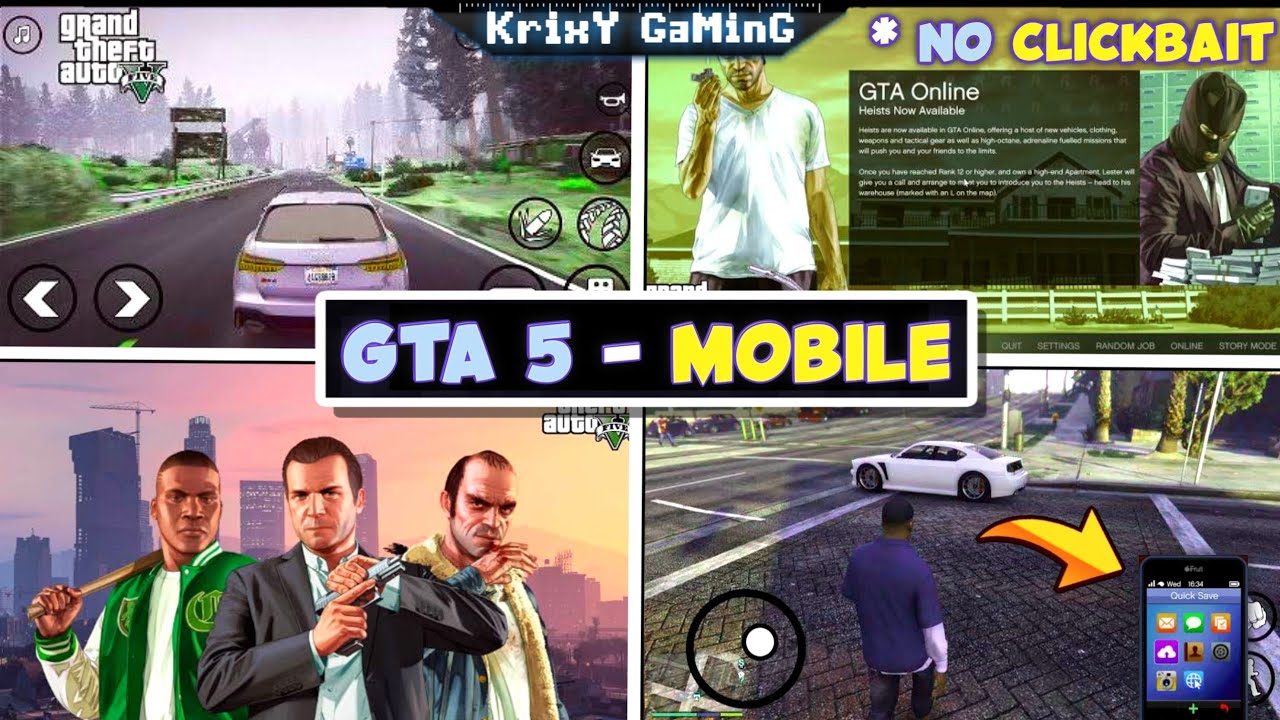 FINALLY GTA 5 LAUNCHED ON ANDROID/IOS - NO CLICKBAIT | 2023 ! - YouTube