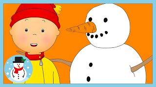 caillou makes a snowman happy holidays wildbrain kids