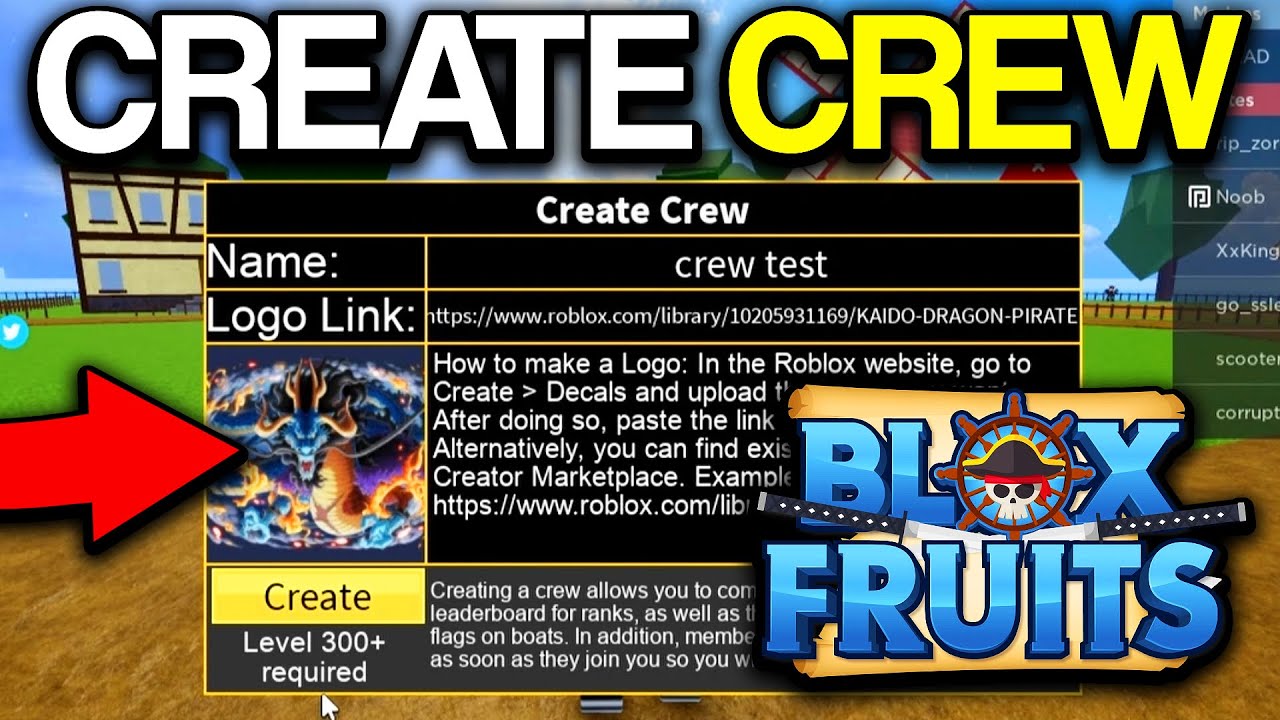 How to Make a Crew in Blox Fruits - 2024 - YouTube