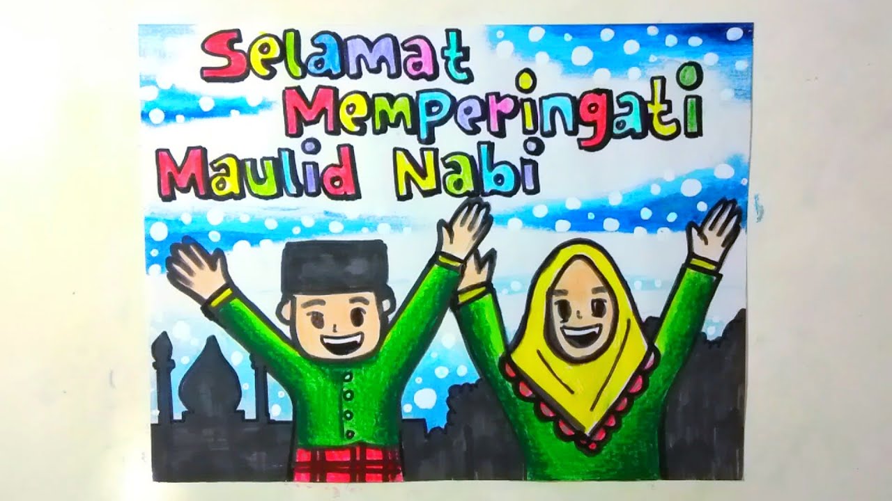 Contoh Poster Maulid Nabi – Sketsa