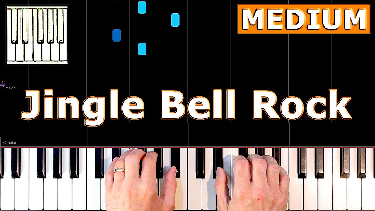 Jingle Bell Rock - Piano Tutorial MEDIUM - YouTube