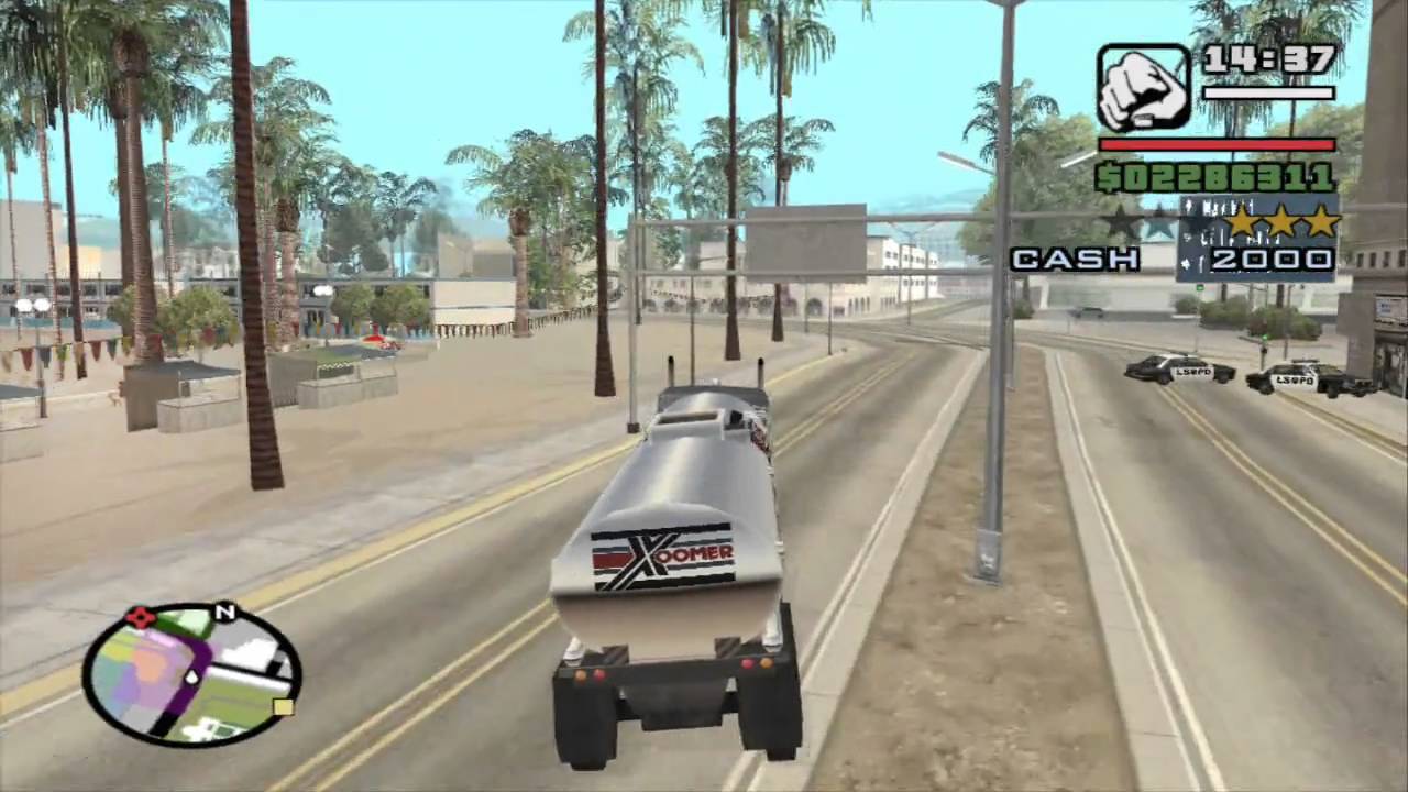 GTA: San Andreas Trucking Side-Mission #3 (HD) - YouTube