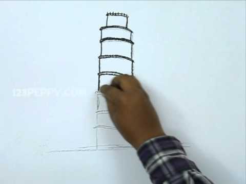 How to Draw a Pizza Tower - YouTube