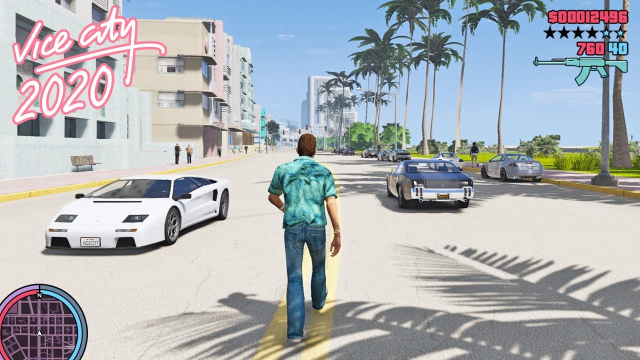 GTA Vice City 2020 Remastered Graphic - BEST GRAPHIC MOD - YouTube