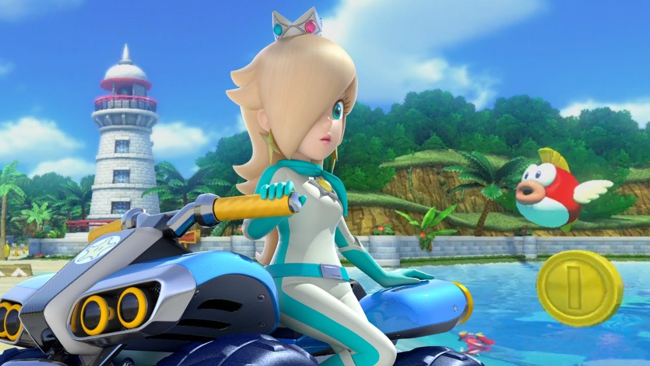 Rosalina Mario Kart Motorcycle