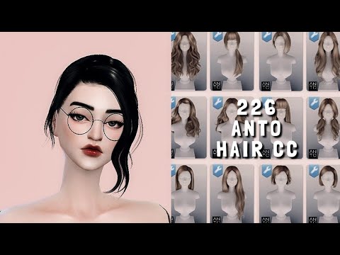 Sims 4 CC Anto Hair Patreon