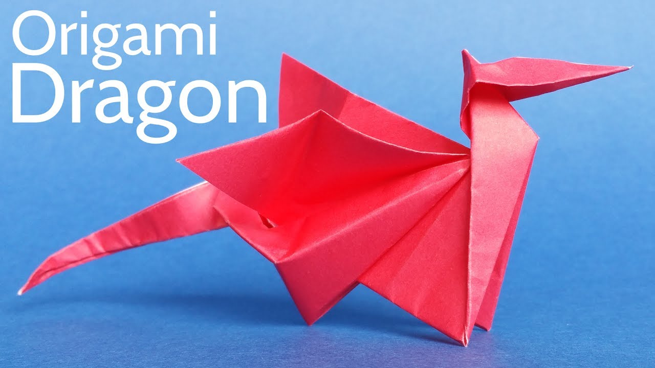 origami dragon facile youtube