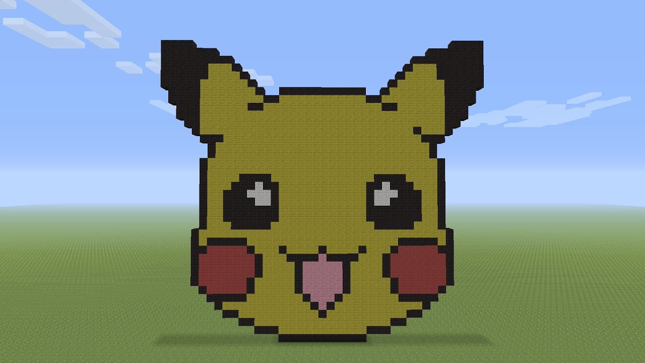 Pokemon Pixel Art Minecraft Tutorial : Here's the pixel pattern for it. image.