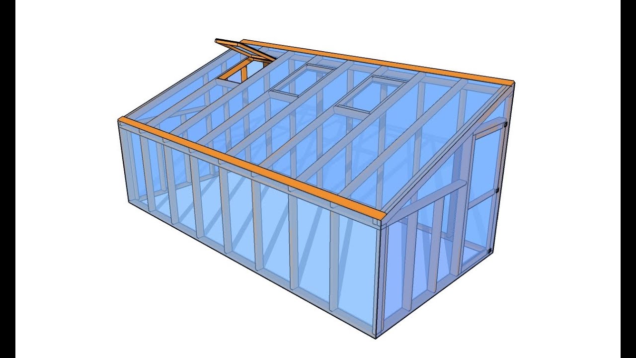  Lean  to Greenhouse  Plans  YouTube