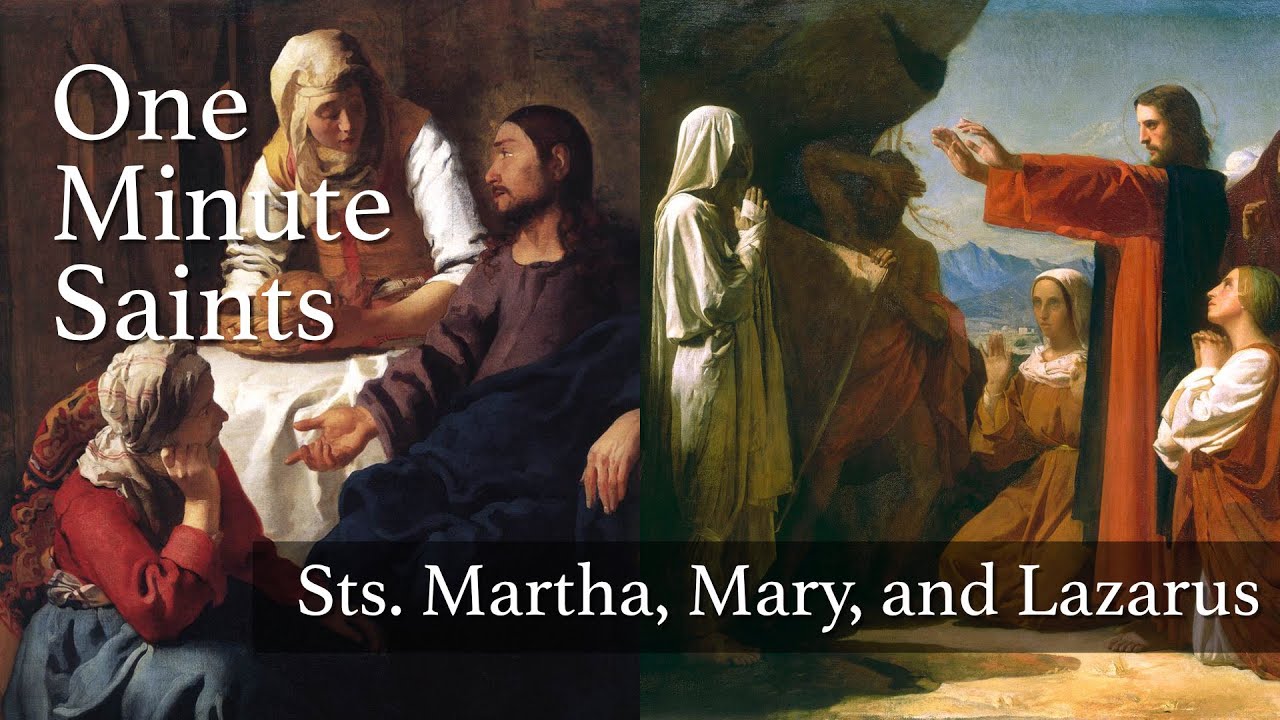 Mary And Martha And Lazarus