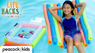 Relax By The Pool Hacks | LIFE HACKS FOR KIDS