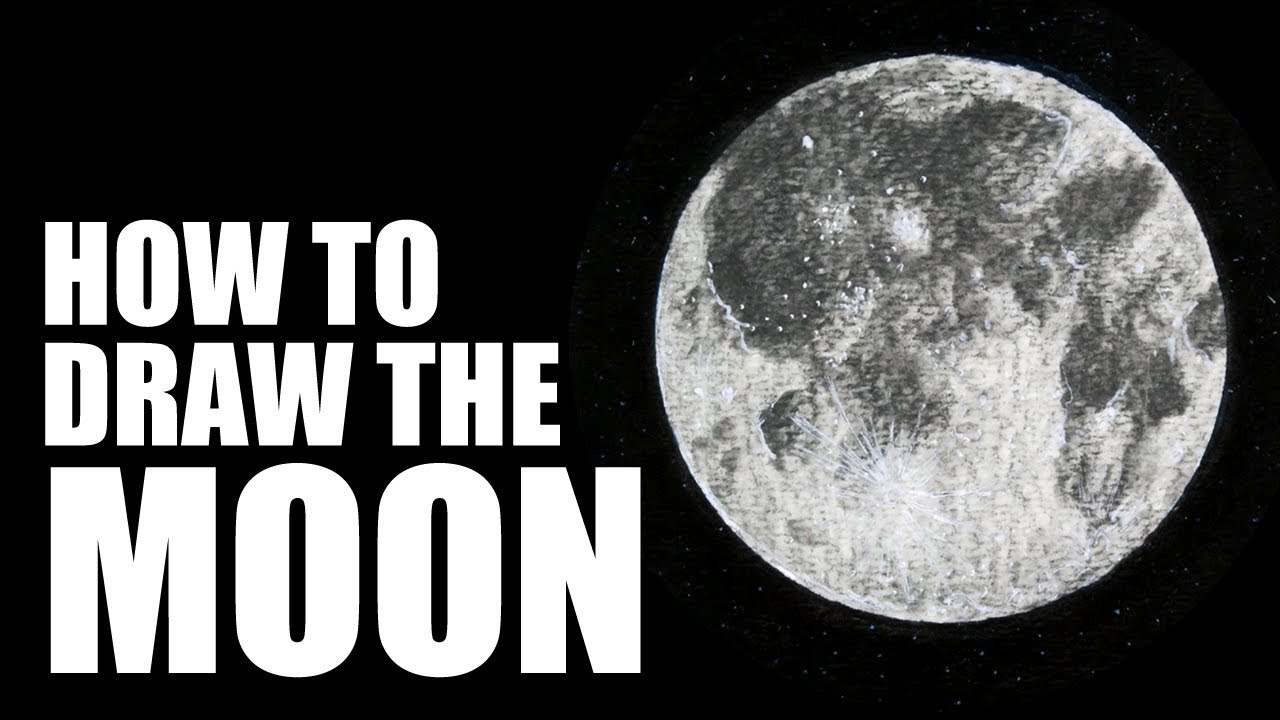 How Draw A Moon - Draw Space