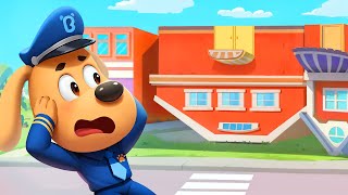 dont wander off alone baby safety rules for kids kids cartoon sheriff labrador babybus