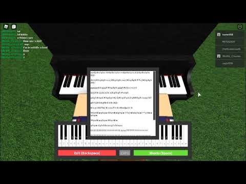 megalovania on roblox piano (notes in decp) - YouTube