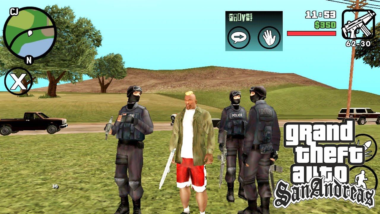 SWAT Bodyguards Mod GTA San Andreas Android - YouTube