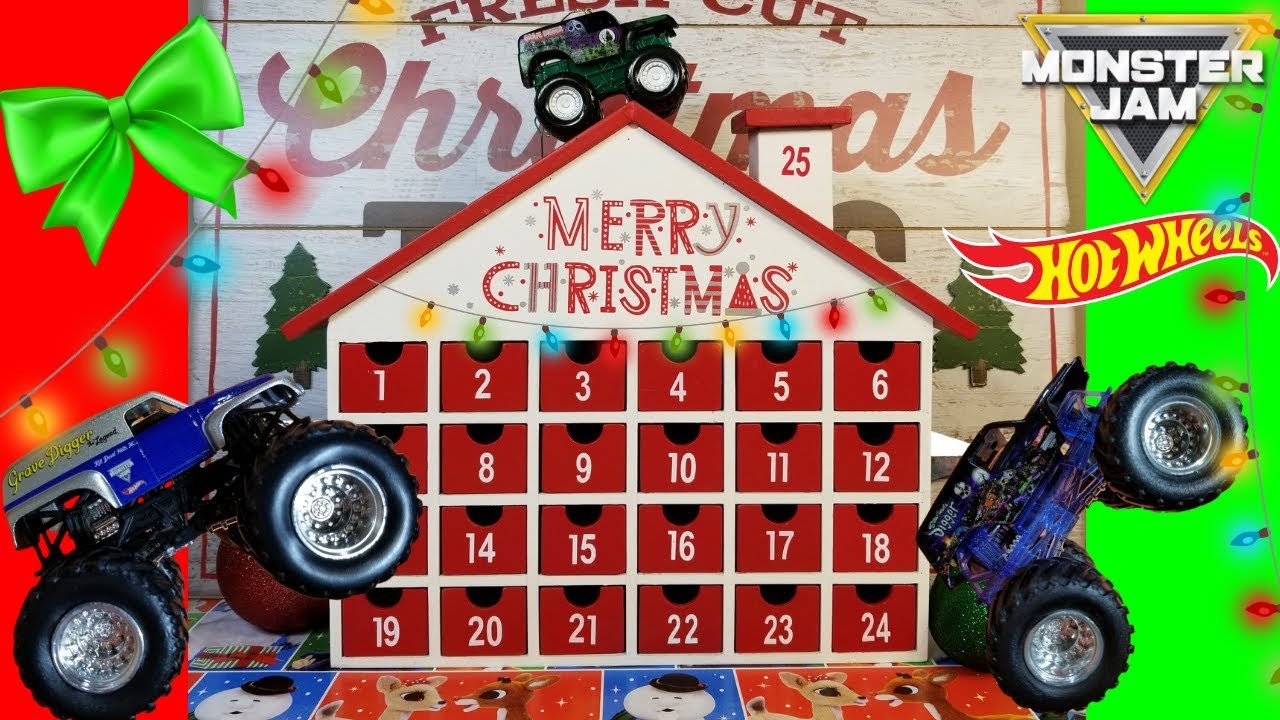 Monster Jam Advent Calendar - Printable Calendar 2023