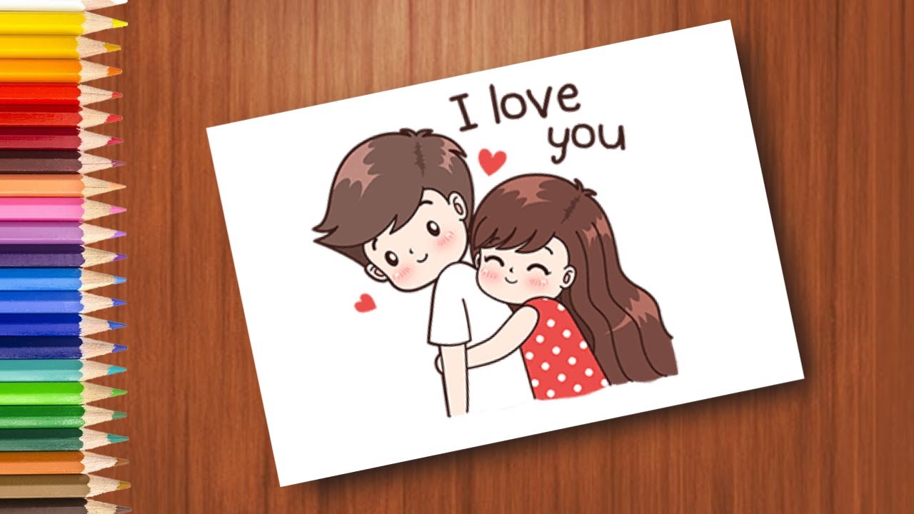 Các bức tranh ôm em hug drawing cute Được yêu thích nhất