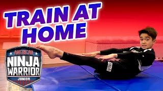 How to Do Ninja Training at Home!  | #StayHome #WithMe | American Ninja Warrior Junior