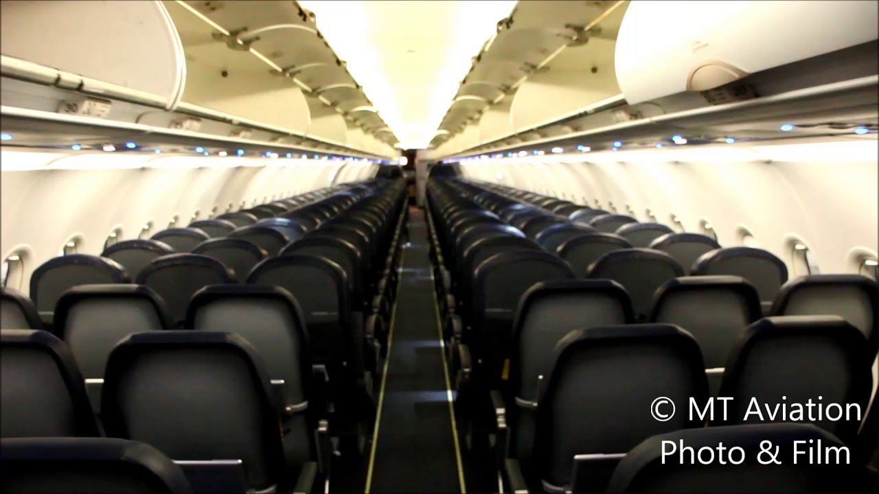 Spirit Airlines A320 cabin tour (V2) - YouTube